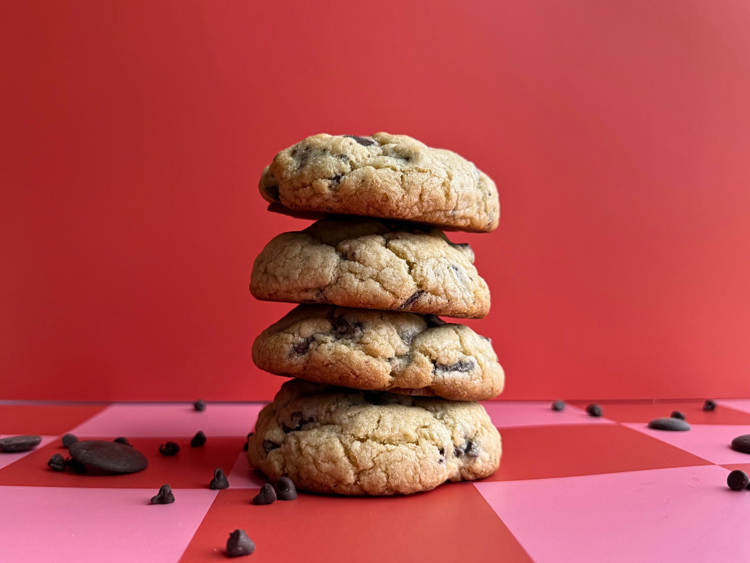 Little Cookie Co. cookies fresh on the cooling rack